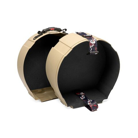 Ударопрочный кейс БЕЖЕВЫЙ с отделкой велюр - для малого барабана - DGCASE DARUMA 14TF (5in - 8,5 in)