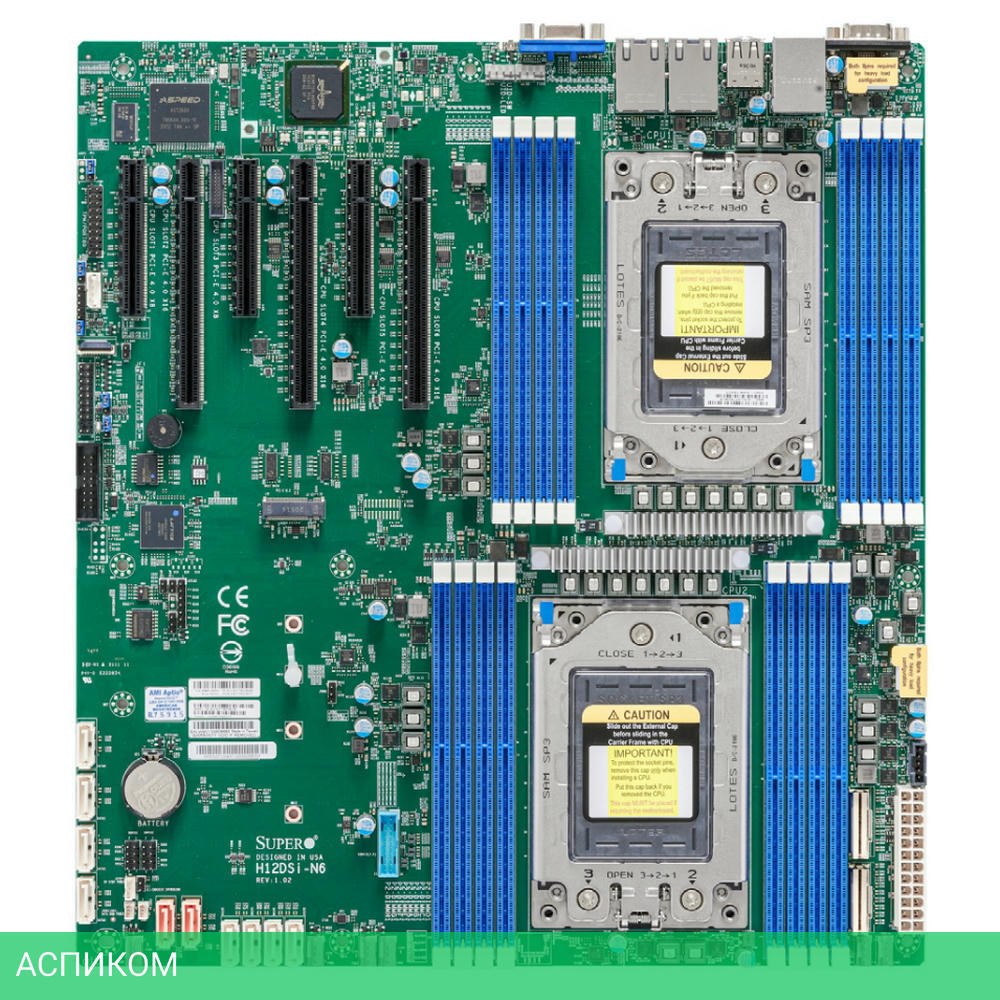Материнская плата SuperMicro MBD-H12DSI-N6-B