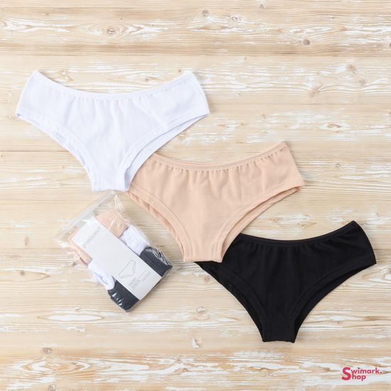 Трусики женские DOMINANT 85000-23, SHORT, 3 шт. в уп.
