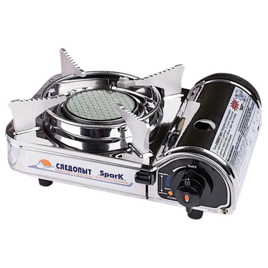 Газ. плита Следопыт PF-GST-N12 SparK 0.75кВт 60г/ч 1.10кг с защитой от избыточного давления