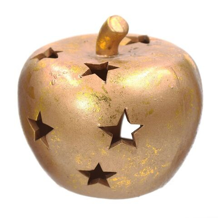 GAEM Подсвечник "Золотое яблоко", L15 W15 H13,5 см