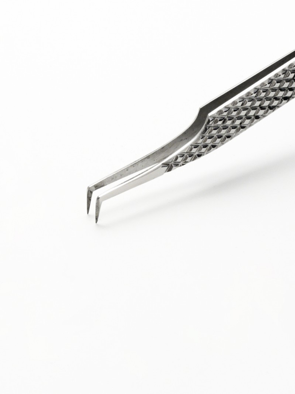 Пинцет Diamond L-65 Silver Be Happy