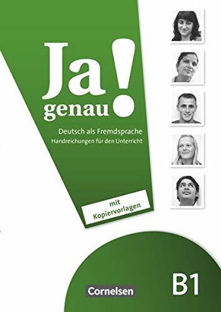 Ja genau!  B1  Handreichungen fuer den Unterricht