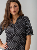 Блузка БЛ-122/ришелье-черный