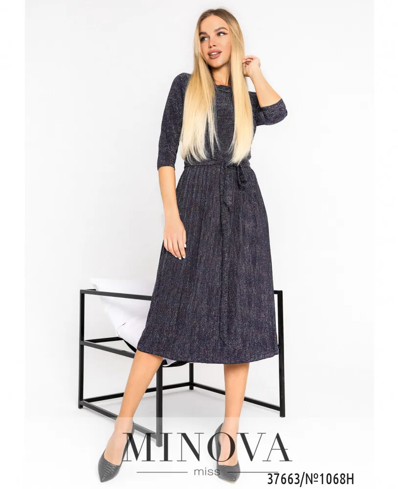 Платье 1068Н-синий Minova
