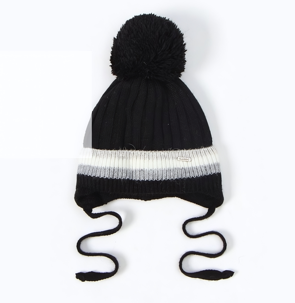 Шапка детская, цвет черный, р. 50/ 10158015 Мегашапка