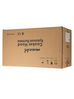 Вытяжка кухонная Quin-60 (BLACK) черный, D150мм, 1200м3/ч, полновстраиваемая, мотор 230Ватт, металл 60см, кнопочное управл.(MACBI)