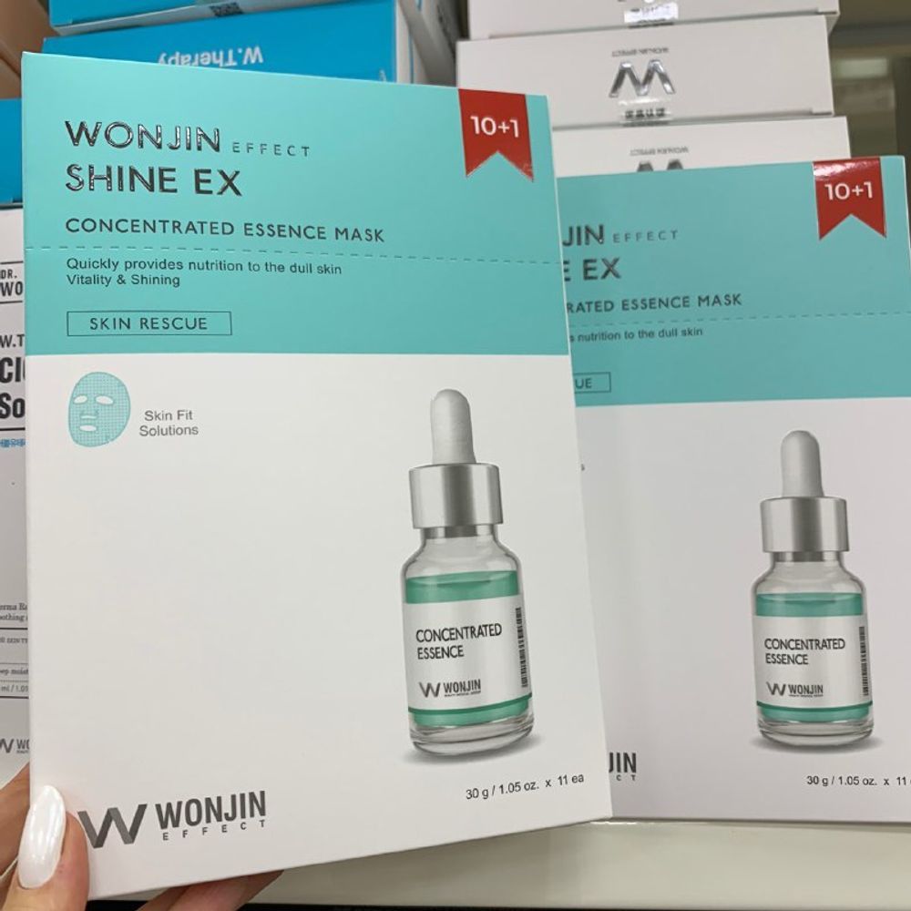 WONJIN Shine Ex Concentrated Essence Mask 30g×11