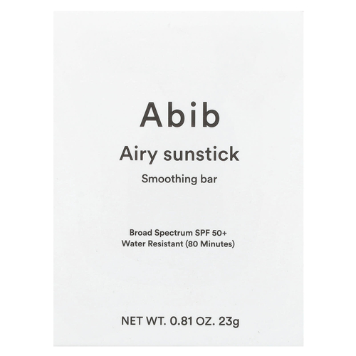 Abib, Airy Sunstick, разглаживающий мыло, SPF 50+, 23 г (0,81 унции)
