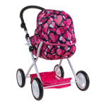 Коляска для куклы лежачая, пакет FL9138