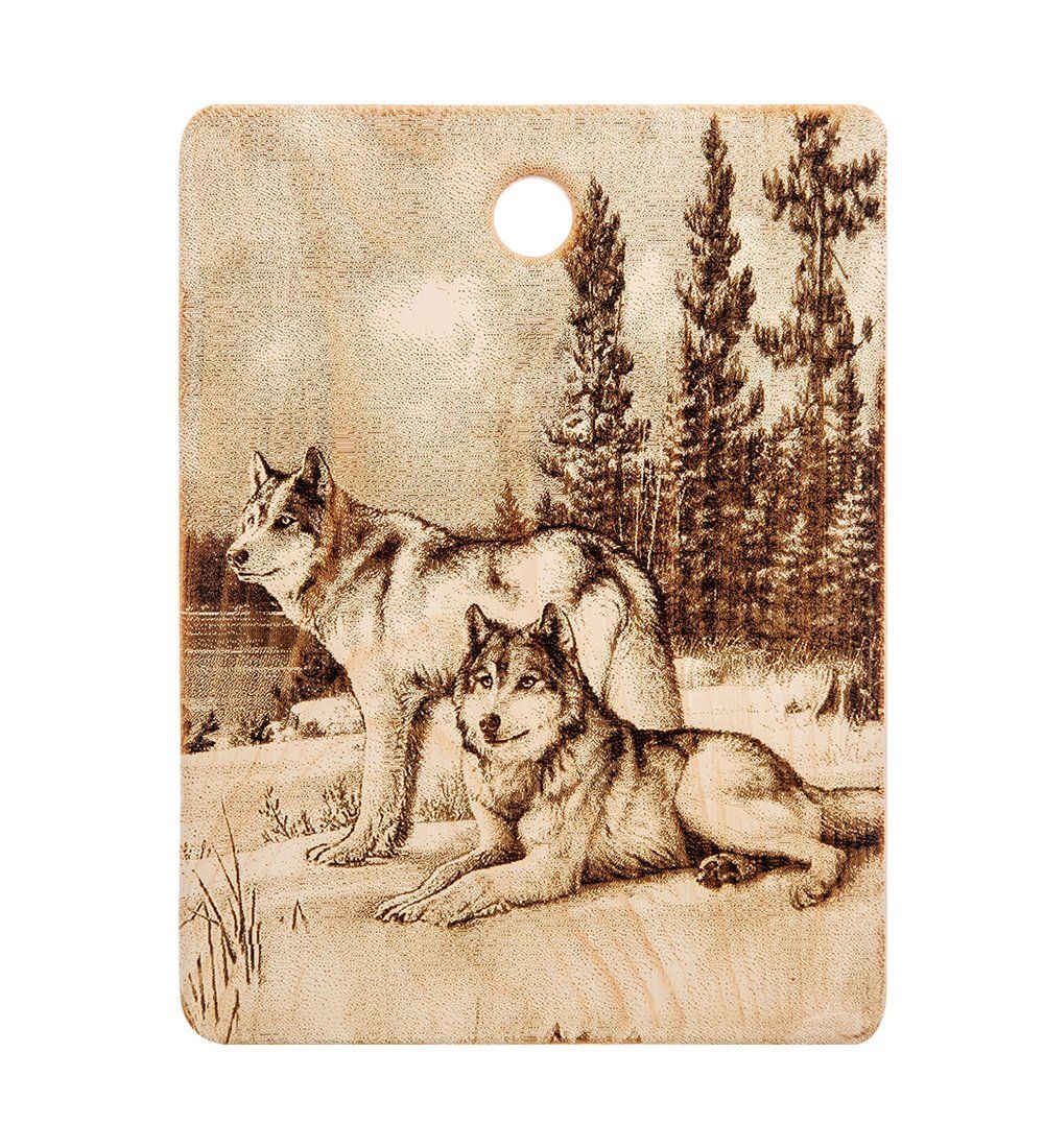 GAEM Home КД-03/004 Доска разделочная малая «Волки»