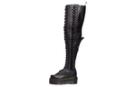 Dr.Martens Patent Leather Over the knee Boots Women"s Black