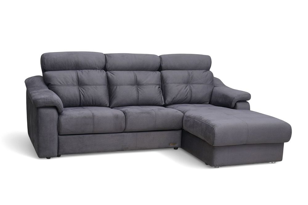 Угловой диван «Монако» с оттоманкой в ассортименте