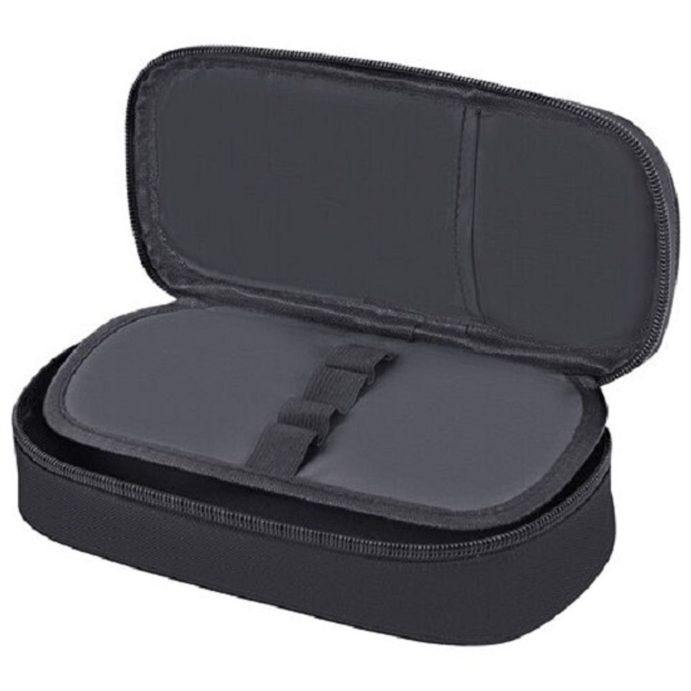 Пенал мягкий 1 отделение 220*100*60 Brauberg Total black, черный, ткань