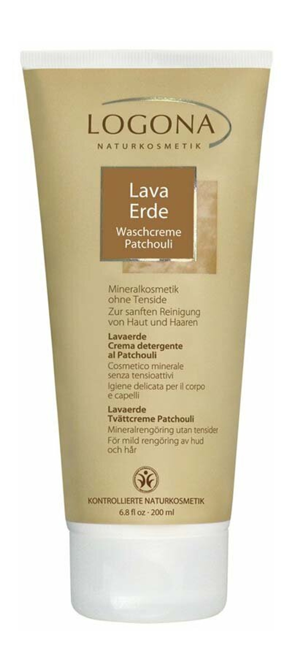 Средство для умывания Logona Lava Earth с пачули, 200 мл
