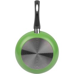 Сковорода White Fox WF-CG26 алюминиевая с антипригарным покрытием Casual D 26см, зеленый