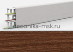 Наличник Деконика с Кабель-каналом 70мм, 291 Орех, 70х12х2200 мм, Deconika