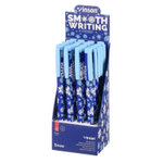 Ручка шариковая, масляная, Vinson, синие чернила, серия "Snow", 20 шт