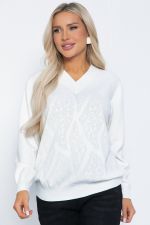Джемпер Карамелька (белый) Б12519-4 LT Collection