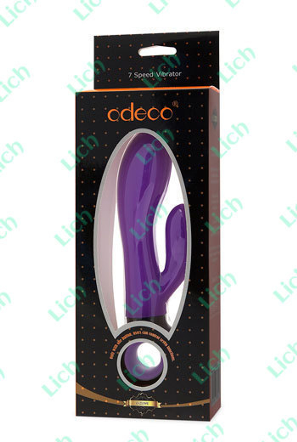 Фиолетовый вибромассажер для точки G с клиторальным стимулятором, 18 см