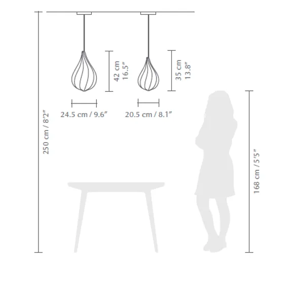 Плафон Umage Alva Mini Ø20,5х35 см