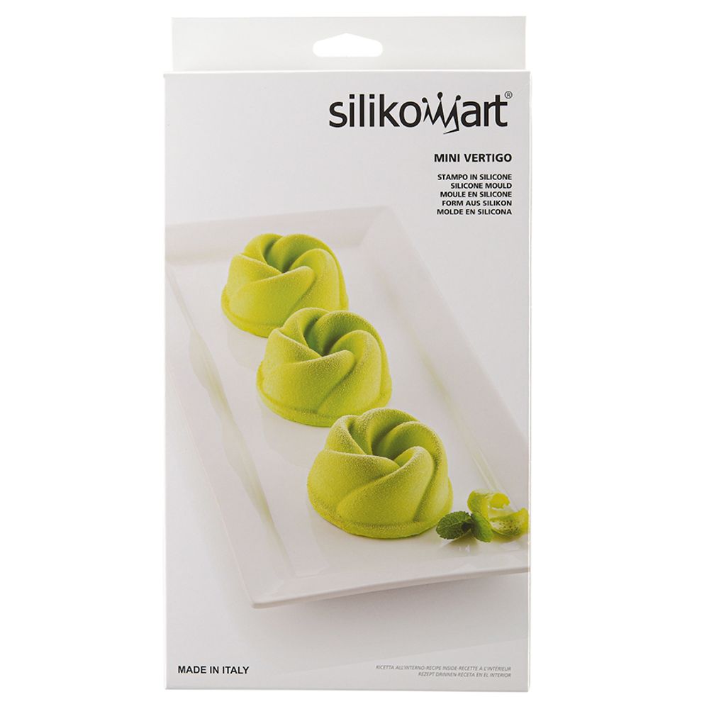Silikomart Форма для приготовления пирожного Vertigo 18 x 33,5 см силиконовая