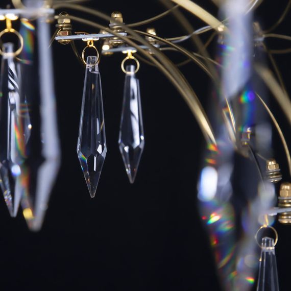 Подвесная светодиодная люстра Loft IT Mira 10259/800 Gold Asfour