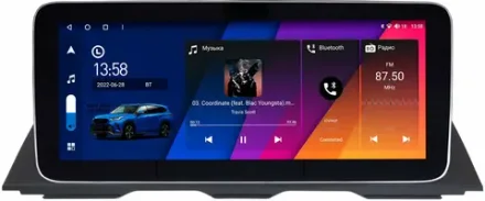 Магнитола BMW 5-серия F10, F11 2010-2016 - Canbox H-Line 0012 монитор 12.3" QLED в стиле MERCEDES на Android 10, ТОП-процессор, CarPlay, 4G SIM-слот