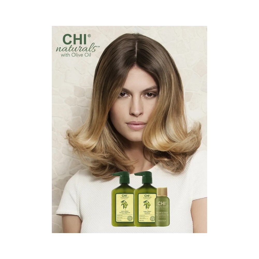 CHI Olive Naturals Кондиционер для волос и тела, 340 мл