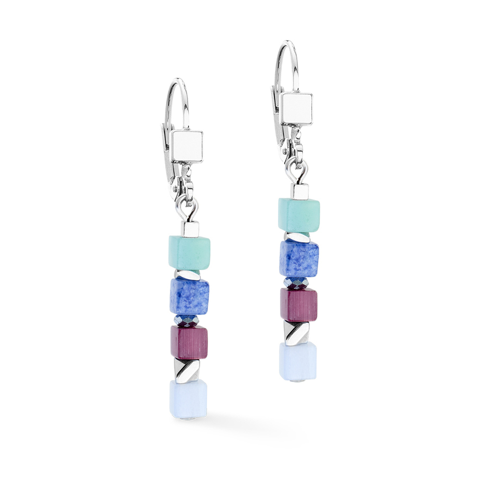 Серьги Coeur de Lion Multicolour Art Nouveau 3024/20-1578