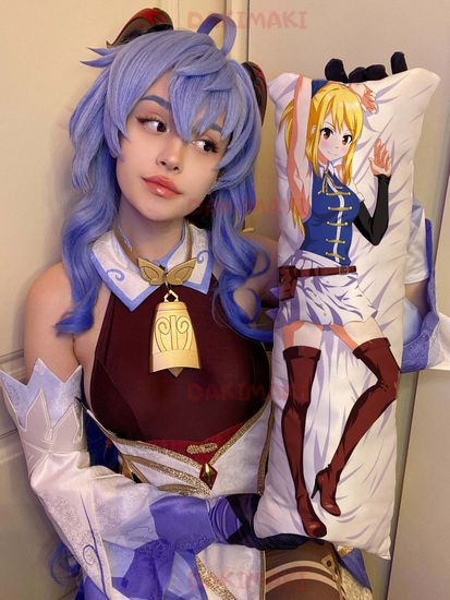 Мини дакимакура Люси Хартфилия из Хвост Феи арт. M0211, 60х20 см