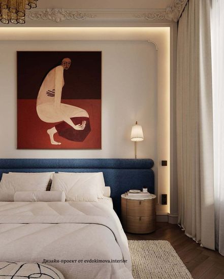 Кровать Эмбер с широким изголовьем