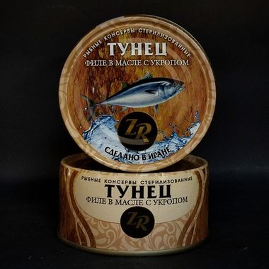 Тунец (филе) в масле с укропом ТМ Золотистая рыбка 185г