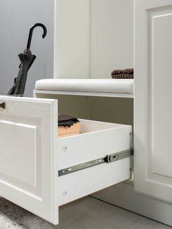 Прихожая Ливерпуль 2 Белый/Ясень ваниль