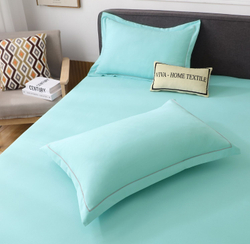 Комплект постельного белья с Одеялом VIVA - HOME TEXTILE, Однотонный, Сатин, Евро