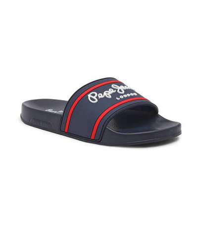 Шлепанцы SLIDER LOGO Pepe Jeans London - темно-синий(PBS70054)