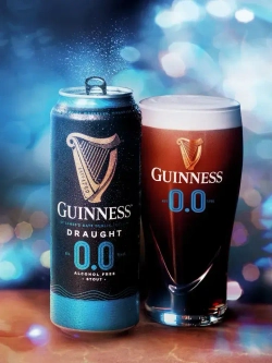 Пиво безалкогольное Guinness тёмное, 440 мл