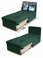 Кресло-кровать "Миник" 70 см, купон Пейзаж