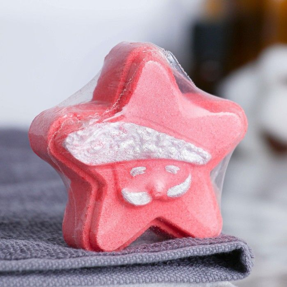 Бомбочка для ванны Звезда с ароматом печенья - 70 гр.