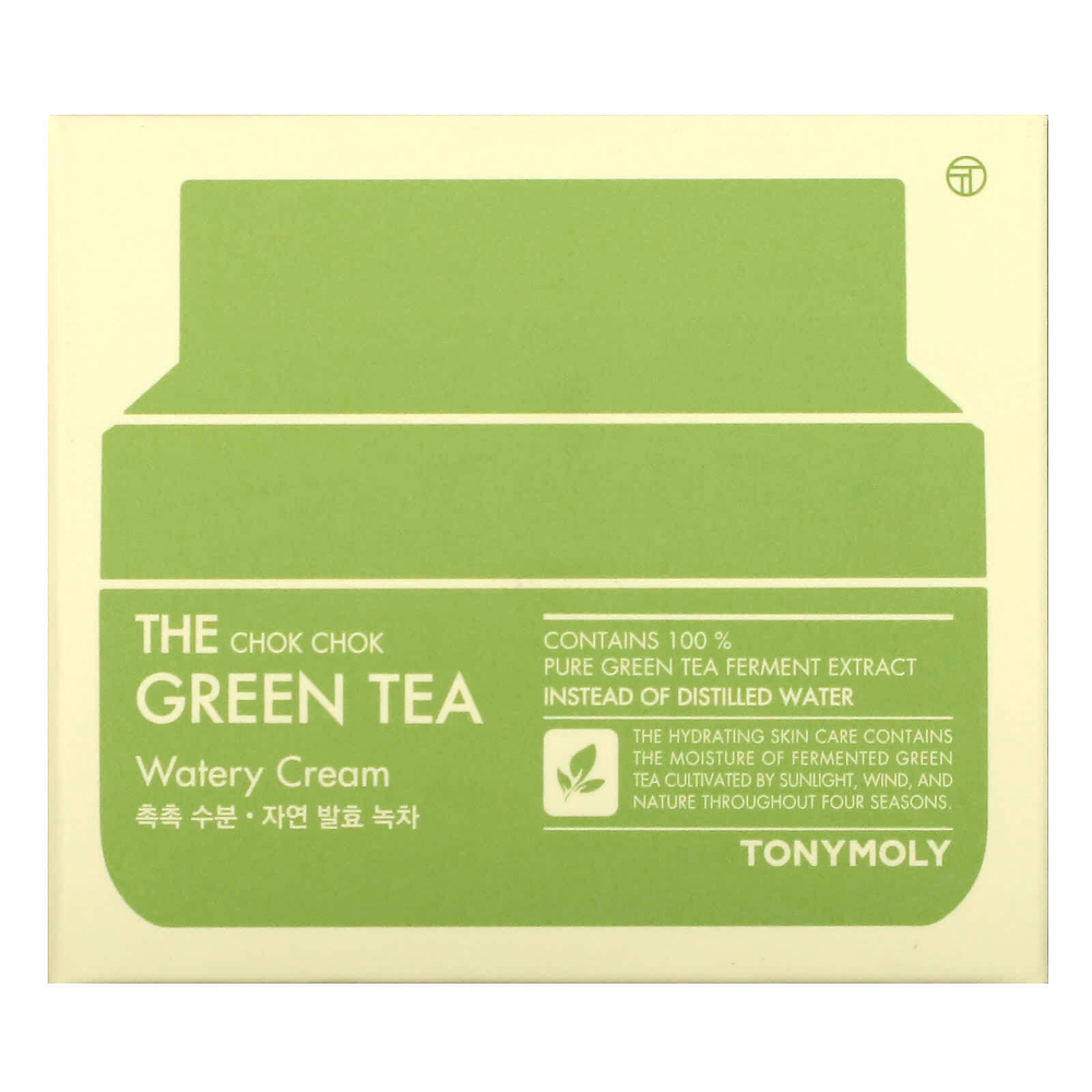 TonyMoly, The Chok Chok Green Tea, увлажняющий крем с зеленым чаем, 60 мл