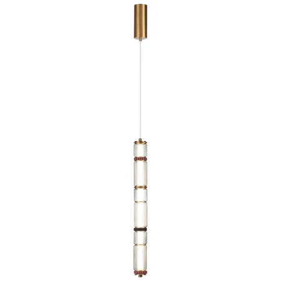 5455/18L L-VISION ODL_EX26 043 сатин.латунь/терракот/черный Подвес LED 22W 4000K COLLIER