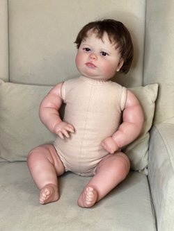 Кукла Реборн мягконабивная 60см в пакете (FA-036)