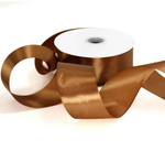 Лента Атласная 3,8см х 55м Сатин (Коричневый)