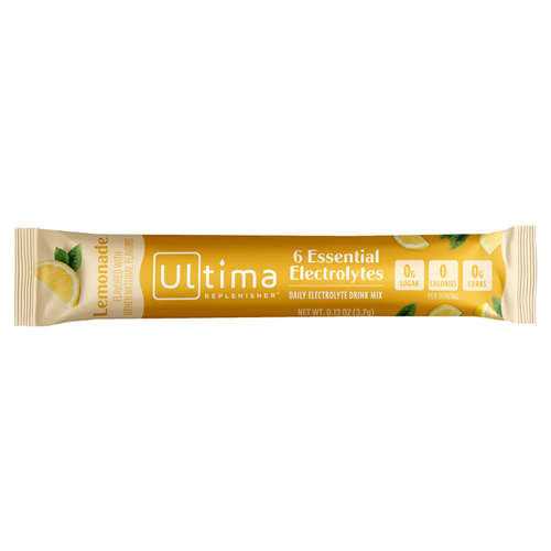 Ultima Replenisher, 6 Essential Electrolytes, ежедневная смесь для приготовления электролитов, лимонад, 10 пакетиков по 3,7 г (0,13 унции)