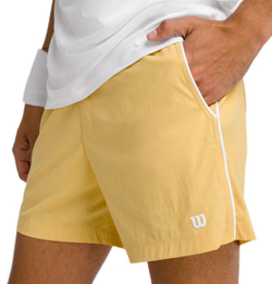 Мужские теннисные шорты Wilson Volley 6" Unlined - желтый