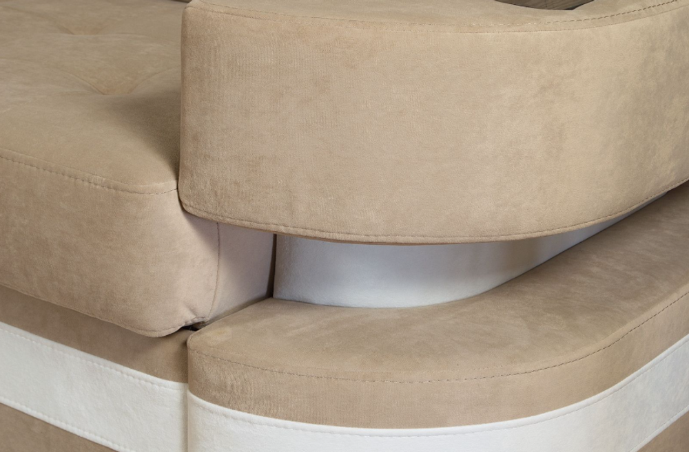 диван с оттоманкой Аурис с подсветкой