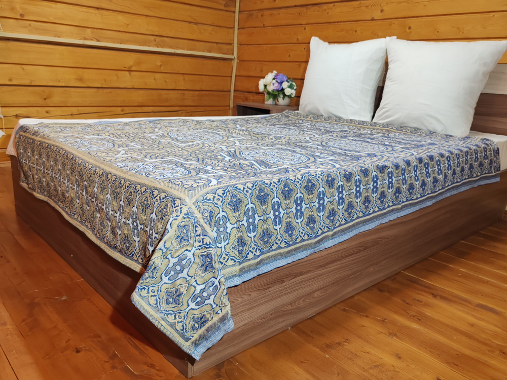 Покрывало на кровать, покрывало 2 спальное, гобелен с размерами: 200x210 см