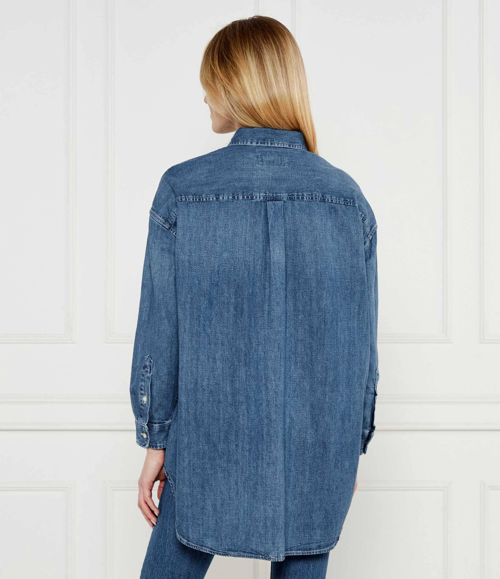 Джинсовая рубашка POLO RALPH LAUREN - голубой(211969398)