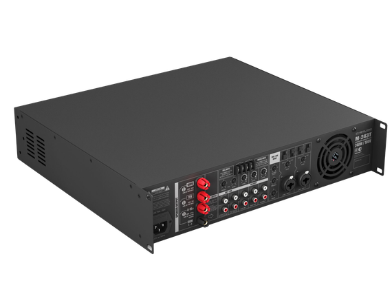 CVGAUDIO M-243T профессиональный микшер-усилитель, мощность 240W/100V