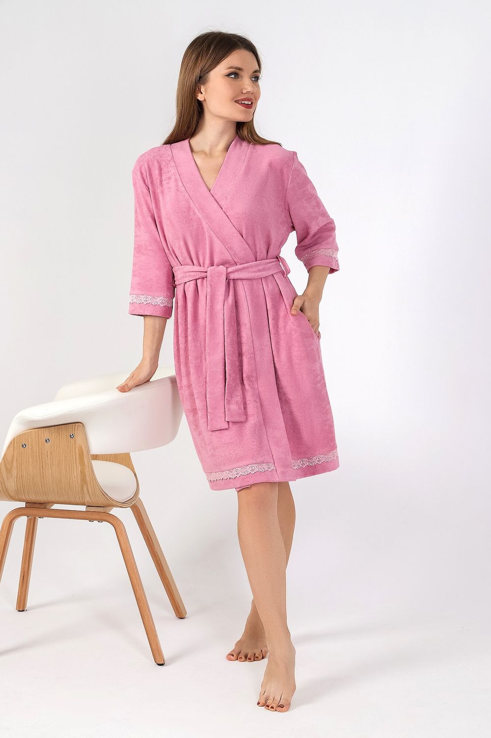 Халат Дрёма-3 Виотекс РОЗОВЫЙ
